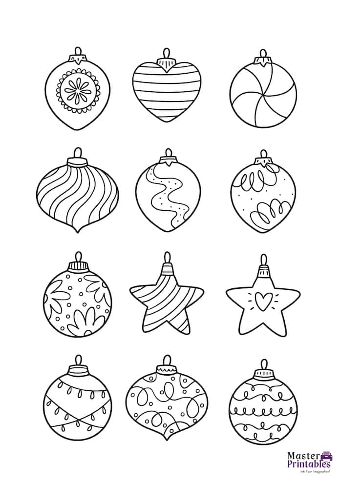 DIY Christmas Wreath Printable Craft - Master Printables